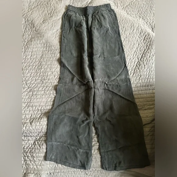 & Other Stories Wide Leg Elastic Waistband Pant 4 - Picture 4 of 5